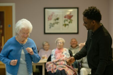 Community seniors gathering and support