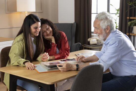 CareWorks caregiver providing compassionate support to cancer patient at home in The Woodlands TX